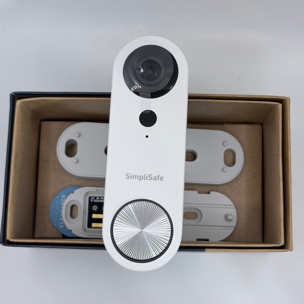 SimpliSafe Video Doorbell Pro SSDB3 1080p WiFi Wired Camera Open Box